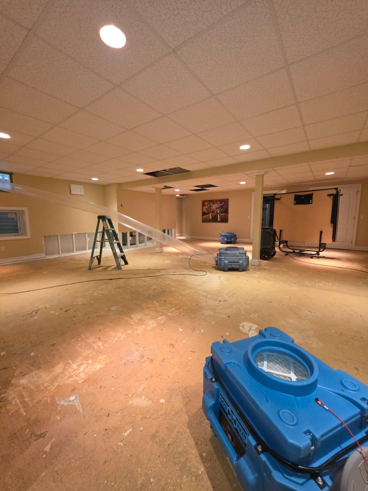 Finished Basement Water Loss