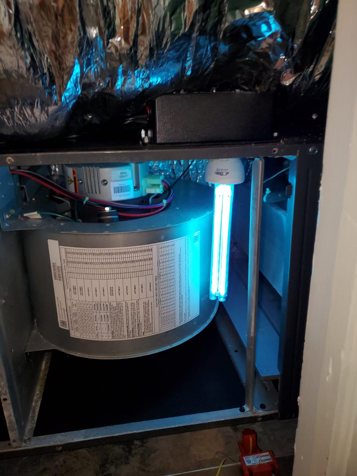 HVAC UV Air Purification Install