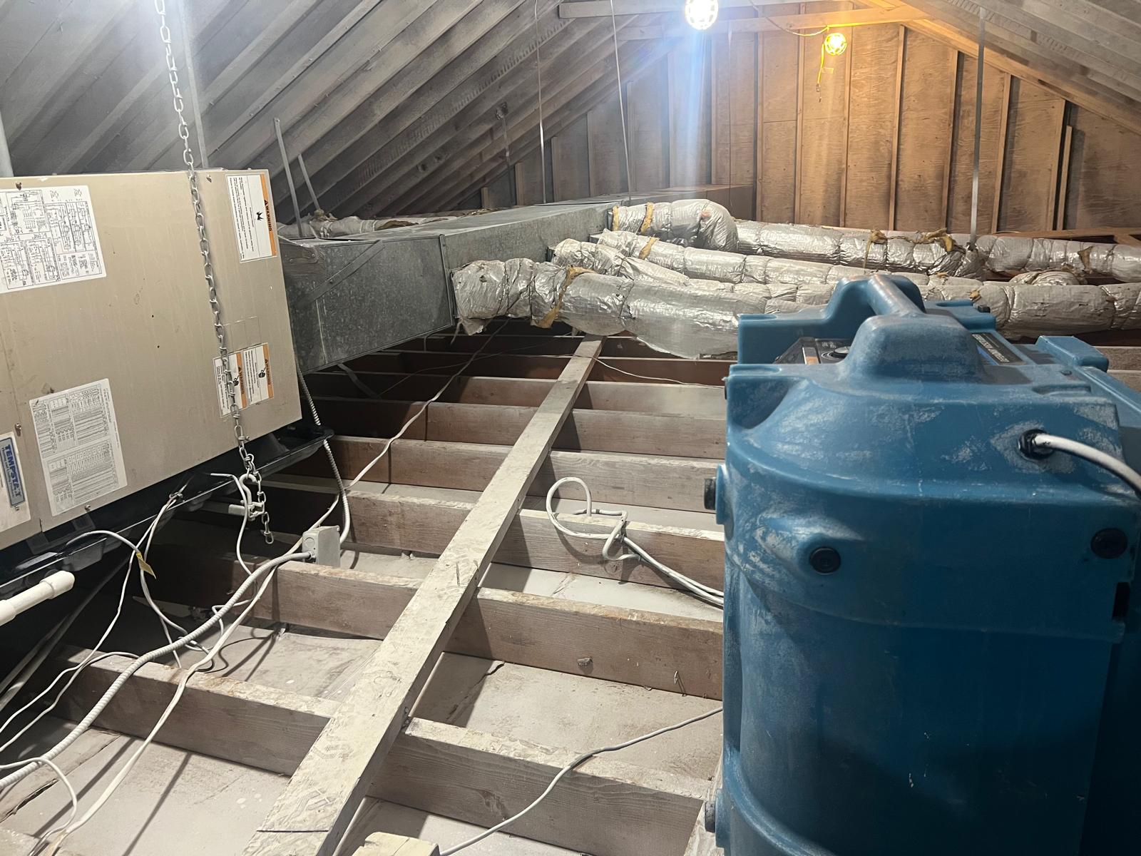 Attic Air Handler Mold Control