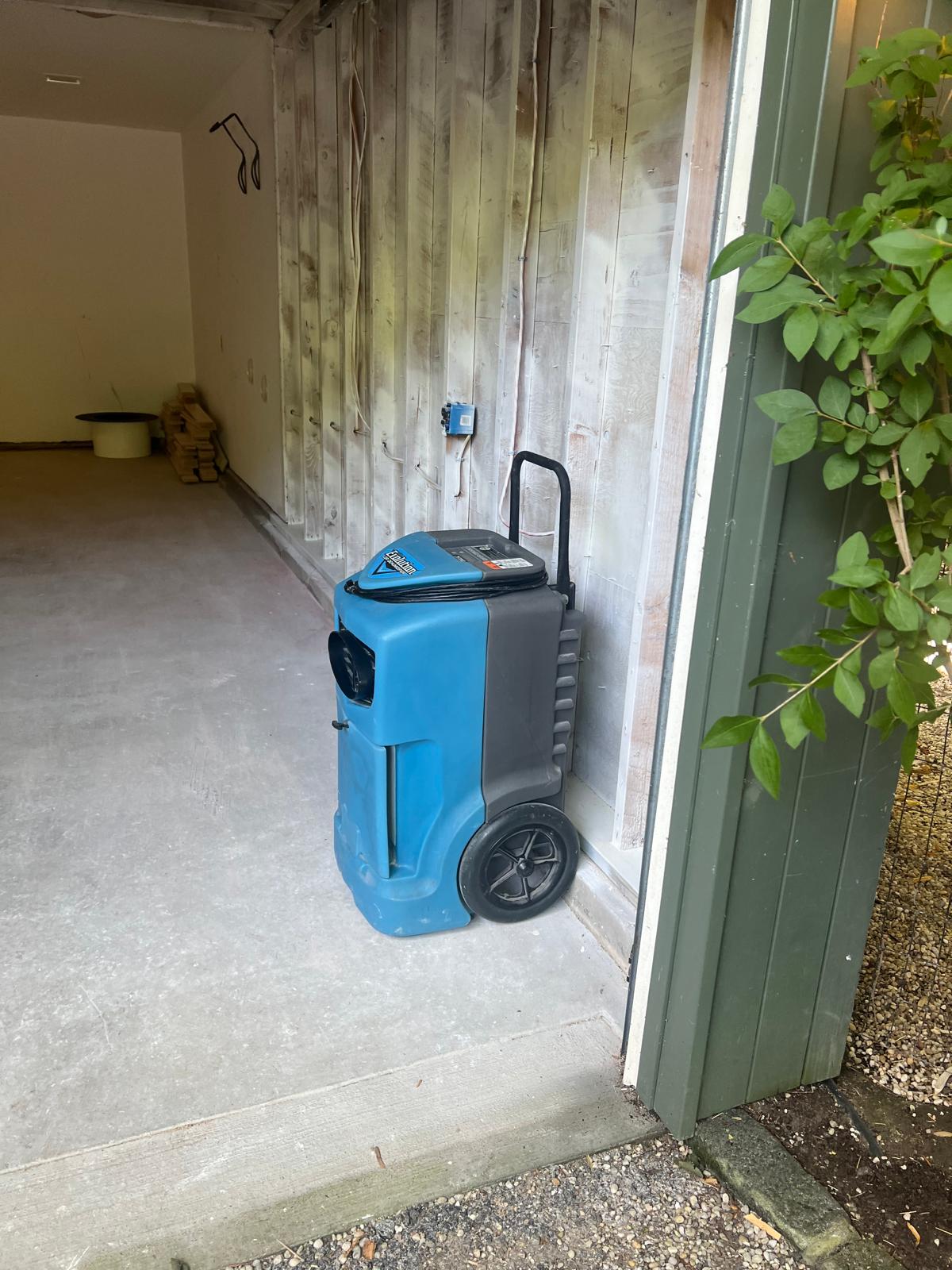 Garage Structural Drying